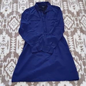 Madewell Silk Cinema Shirt Dress